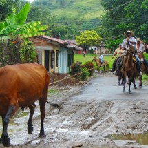 Rodeo in a little village between Pasto and Popayan